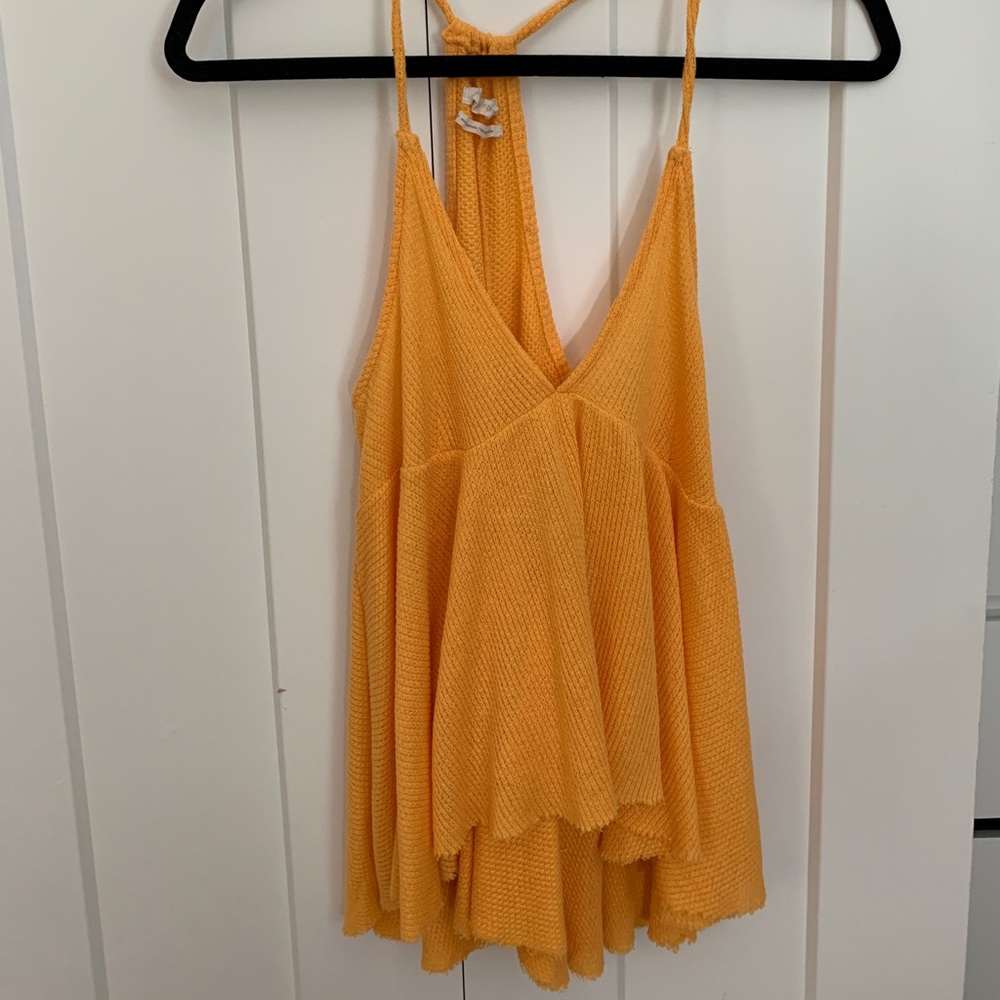 Urban Outfitters Flowy Yellow Tank